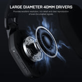 Supereq G19BT 2,4G Wireless RGB Gaming-Headset mit MIC-USB /Typ-C-Sender-Over-Ear-Kopfhörern für PS5 /PS4 /PC /Telefon